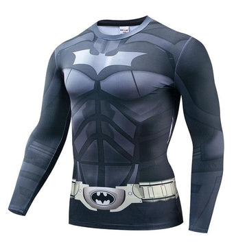 Compression Batman Begins Long Sleeve Rashguard Batman
