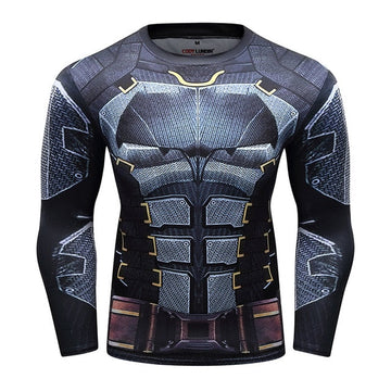 Compression Batman Dark Knight Tumbler Elite Long Sleeve Rashguard