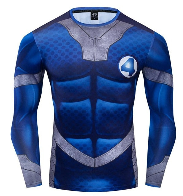 Fantastic Four Compression Long Sleeve Rashguard