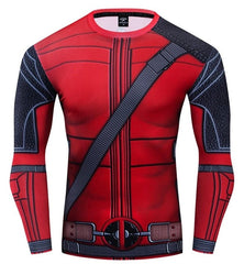 Deadpool Compression "Deadpool" Long Sleeve Rashguard