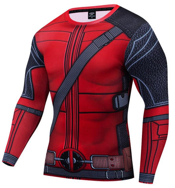 Deadpool Compression "Deadpool" Long Sleeve Rashguard