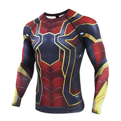 Spider Man Compression 'Far From Home | Iron Spider Man' Long Sleeve Rashguard