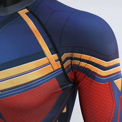 Women's Captain Marvel Compression 'End Game' Long Sleeve Rashguard
