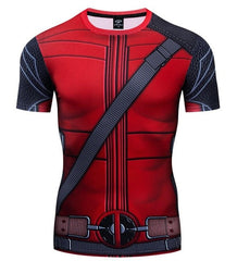 Deadpool Compression 'Deadpool' Short Sleeve Compression Rashguard