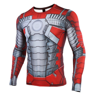 MK5 Iron Man Compression Premium Long Sleeve Rashguard Iron Man Compression Premium Long Sleeve Rashguard