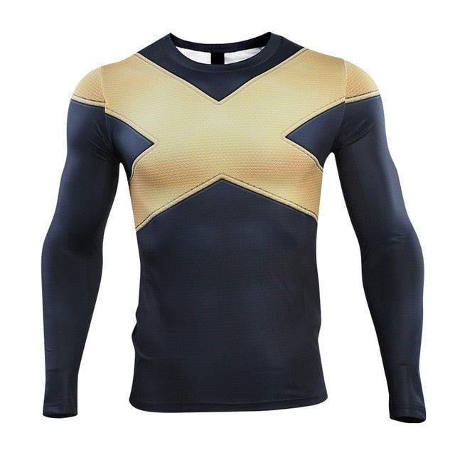 Men's X Men Compression 'Dark Phoenix' Long Sleeve Rashguard