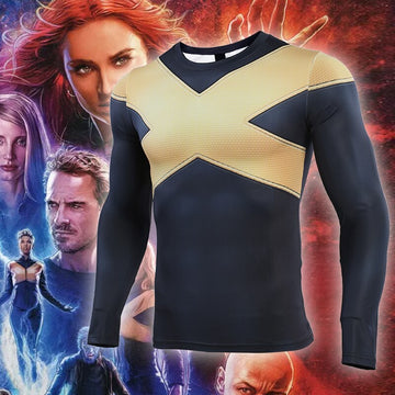 X Men Compression Womens Dark Phoenix Long Sleeve Rashguard