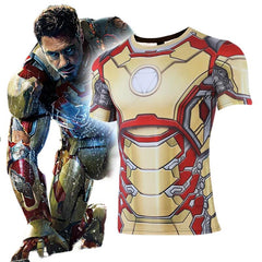 Iron ManCompression 'MK 42' Premium Short Sleeve Rashguard