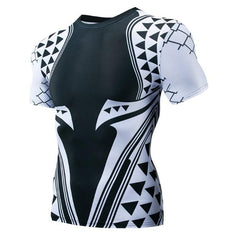 Aquaman 'Light Tattoo' Short Sleeve Compression Rash Guard