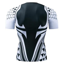 Aquaman 'Light Tattoo' Short Sleeve Compression Rash Guard