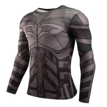 Batman Animated Long Sleeve Compression Rash Guard