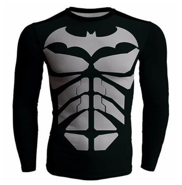 Batman Animated Series Compression Long Sleeve Rash Guard
