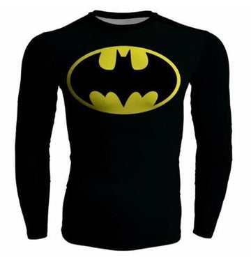 Batman Returns Batman Compression Long Sleeve Rash Guard