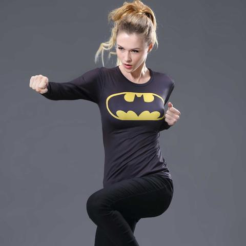 Batman Classic Women's Long Sleeve Rash Guard