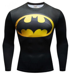 Batman 'Tim Burton' Premium Compression Long Sleeve Rash Guard