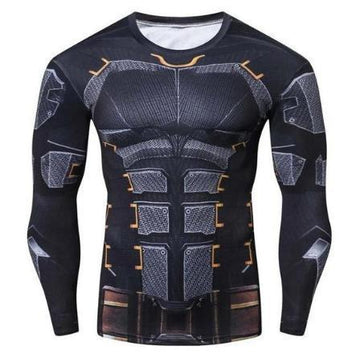Compression Long Sleeve Rash Guard Batman 'Tumbler'