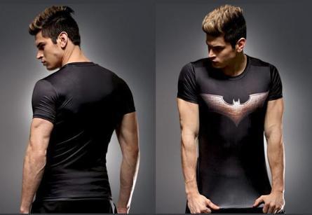 Batman 'Year One' Compression Short Sleeve Rash Guard