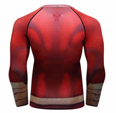 Shazam Premium Long Sleeve Compression Rash Guard-RashGuardStore
