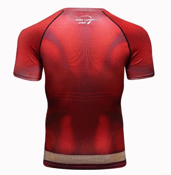 Shazam Premium Short Sleeve Compression Rash Guard-RashGuardStore