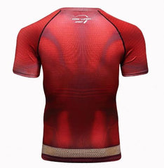 Shazam Premium Short Sleeve Compression Rash Guard-RashGuardStore