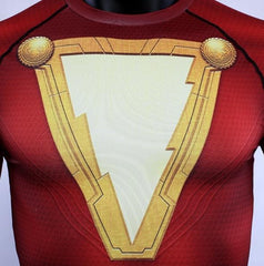 Shazam Short Sleeve Compression Rash Guard-RashGuardStore