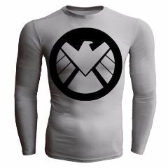Shield Compression Long Sleeve Rashguard-RashGuardStore