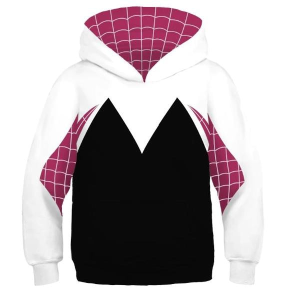 Spider-Gwen 'Into the Spiderverse' Kids Hoodie-RashGuardStore