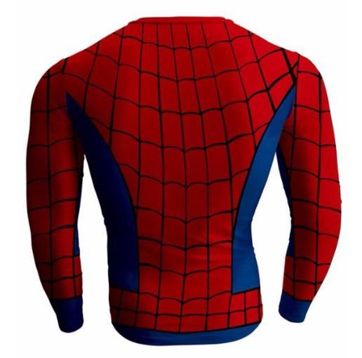 Spiderman "Amazing" Compression Long Sleeve Rashguard-RashGuardStore