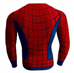 Spiderman "Amazing" Compression Long Sleeve Rashguard-RashGuardStore