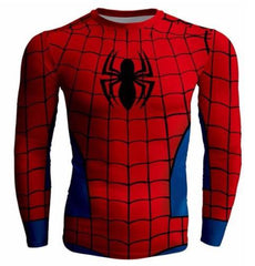 Spiderman "Amazing" Compression Long Sleeve Rashguard-RashGuardStore