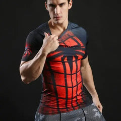 Spiderman "Black" Compression Rashguard-RashGuardStore