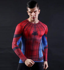 Spiderman "Classic" Compression Long Sleeve Rashguard-RashGuardStore