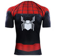 Spiderman 'Far From Home' Compression Short Sleeve Rashguard-RashGuardStore