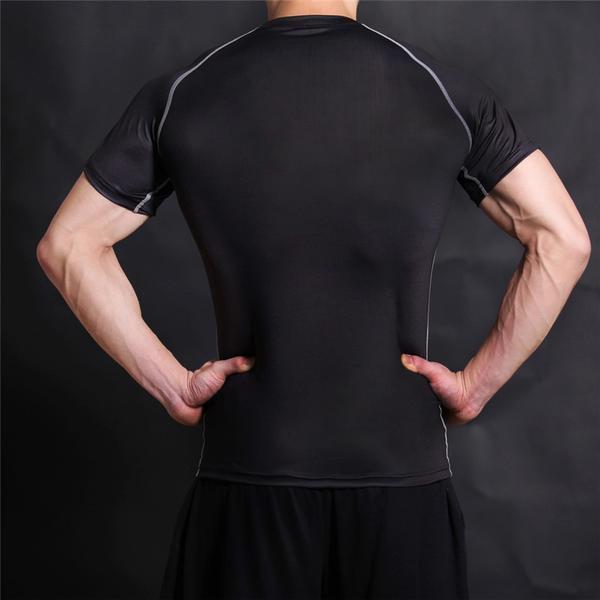 Spiderman "Hero Revealed" Black Compression Rash Guard-RashGuardStore