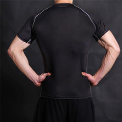 Spiderman "Hero Revealed" Black Compression Rash Guard-RashGuardStore