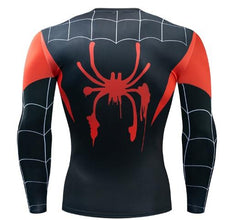 Spiderman 'Into The Spiderverse' Miles Morales Dri-Fit Long Sleeve Rashguard-RashGuardStore