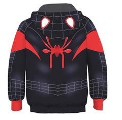 Spiderman 'Into The Spiderverse' Miles Morales Kids Hoodie-RashGuardStore