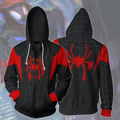 Spiderman 'Into The Spiderverse' Zip Up Hoodie-RashGuardStore