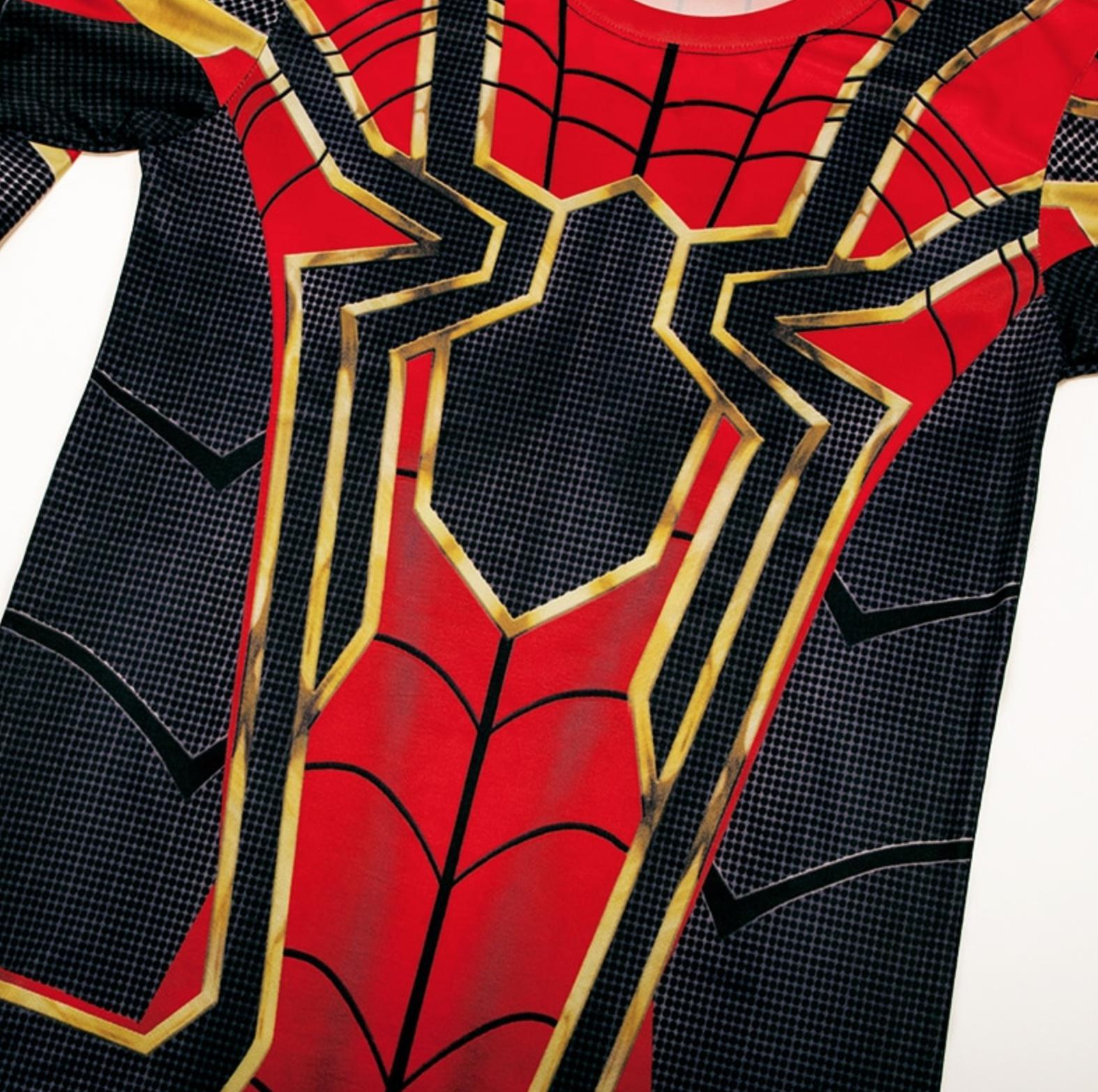 Spiderman "Iron Spider" Compression Long Sleeve Rashguard-RashGuardStore