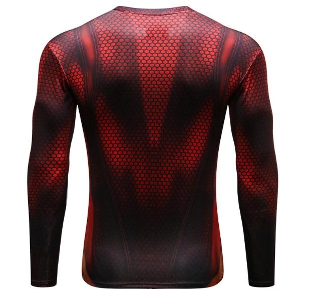 Spiderman 'Iron Spider Earth-616' Compression Long Sleeve Rashguard-RashGuardStore