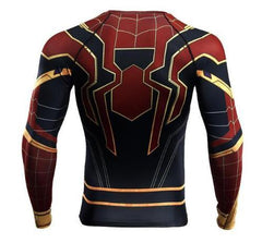 Spiderman "Iron Spider" Infinity War Compression Long Sleeve Rashguard-RashGuardStore