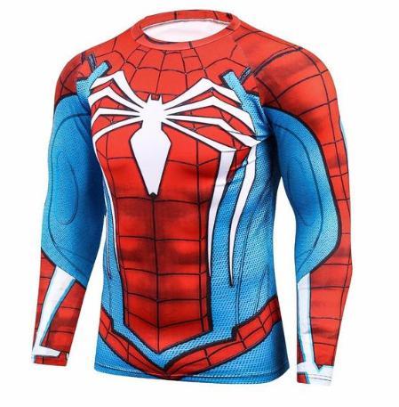 Spiderman "Scarlet Spider" Compression Long Sleeve Rashguard-RashGuardStore