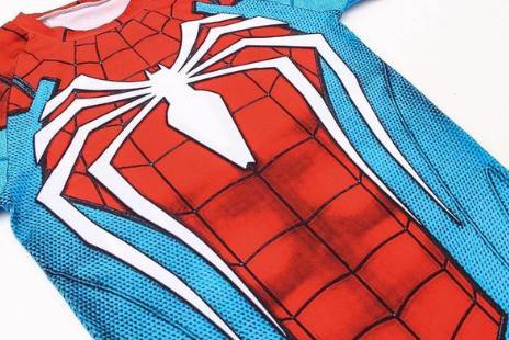 Spiderman "Scarlet Spider" Compression Short Sleeve Rashguard-RashGuardStore