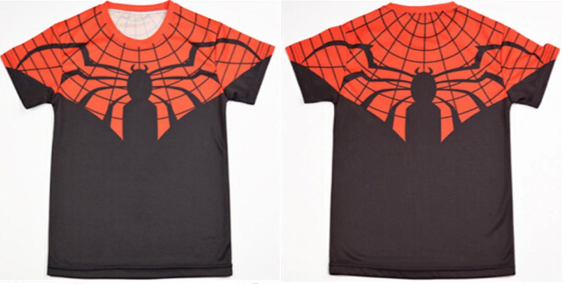 Spiderman 'Superior' Kid's Compression Short Sleeve Rashguard-RashGuardStore