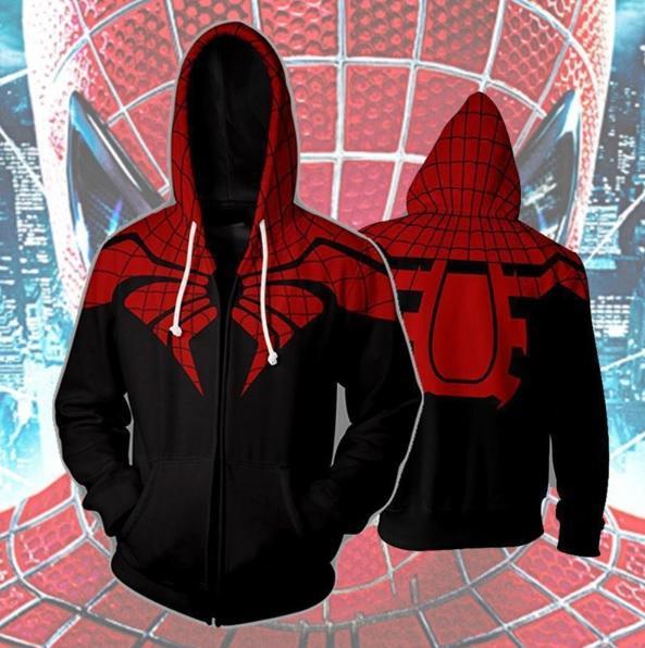Spiderman 'Superior' Zip Up Hoodie-RashGuardStore