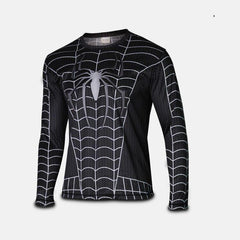 Spiderman "Symbiote" Compression Long Sleeve Rashguard-RashGuardStore