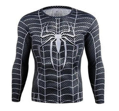 Spiderman "Symbiote" Compression Long Sleeve Rashguard-RashGuardStore