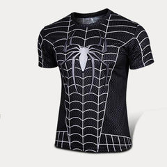 Spiderman "Symbiote" Compression Rash Guard-RashGuardStore