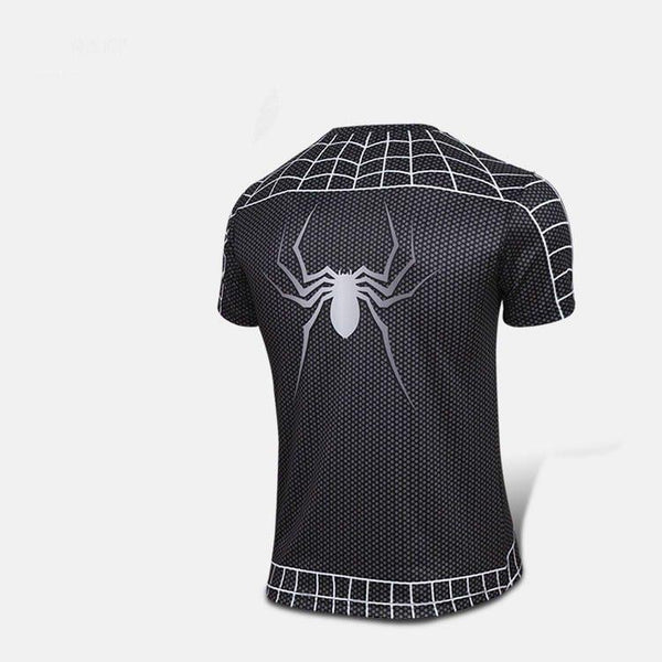 Spiderman "Symbiote" Compression Rash Guard-RashGuardStore