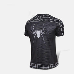 Spiderman "Symbiote" Compression Rash Guard-RashGuardStore